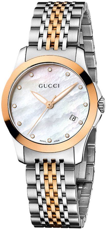 gucci swiss made ladies stainless steel quartz c2000|Gucci 27mm stainless steel.